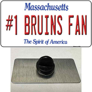 Number 1 Bruins Fan Wholesale Novelty Metal Hat Pin Tag