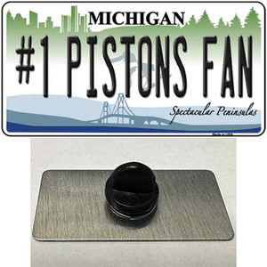 Number 1 Pistons Fan Wholesale Novelty Metal Hat Pin Tag