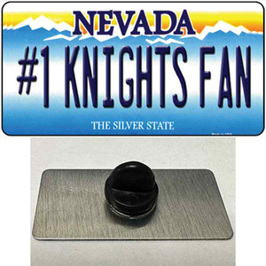 Number 1 Golden Knights Fan Wholesale Novelty Metal Hat Pin Tag