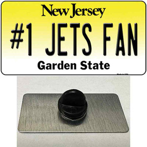 Number 1 Jets Fan Wholesale Novelty Metal Hat Pin Tag