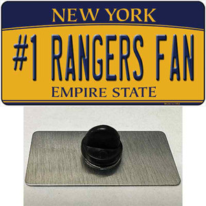 Number 1 Rangers Fan Wholesale Novelty Metal Hat Pin Tag