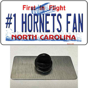 Number 1 Hornets Fan Wholesale Novelty Metal Hat Pin Tag