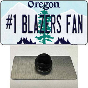 Number 1 Blazers Fan Wholesale Novelty Metal Hat Pin Tag