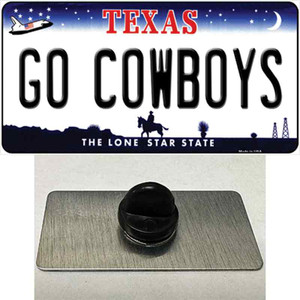 Go Cowboys Wholesale Novelty Metal Hat Pin Tag