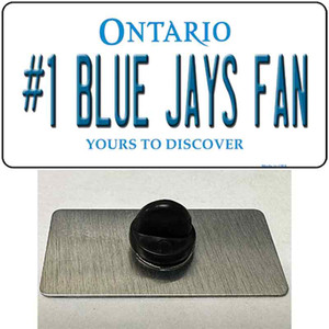 Number 1 Blue Jays Fan Wholesale Novelty Metal Hat Pin Tag