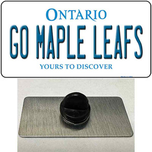 Go Maple Leafs Wholesale Novelty Metal Hat Pin Tag