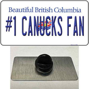 Number 1 Canucks Fan Wholesale Novelty Metal Hat Pin Tag