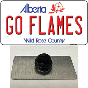 Go Flames Wholesale Novelty Metal Hat Pin Tag