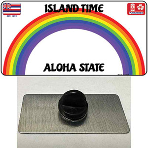 Hawaii Blank Wholesale Novelty Metal Hat Pin Tag