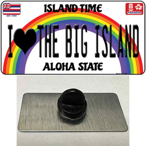 I Heart Big Island Wholesale Novelty Metal Hat Pin Tag