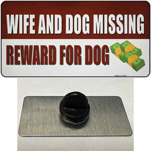 Wife And Dog Missing Wholesale Novelty Metal Hat Pin Tag