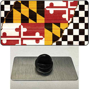 Maryland Racing Flag Wholesale Novelty Metal Hat Pin Tag