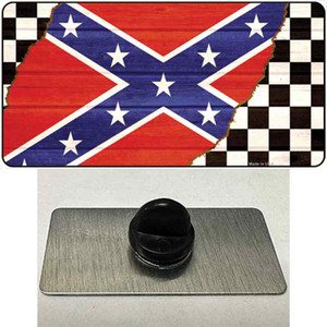 Confederate Racing Flag Wholesale Novelty Metal Hat Pin Tag