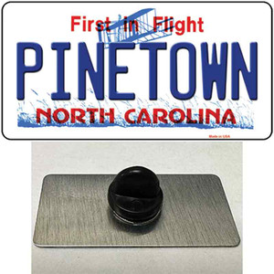 Pinetown North Carolina Wholesale Novelty Metal Hat Pin Tag