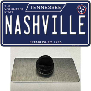 Nashville Tennessee Blue Wholesale Novelty Metal Hat Pin Tag