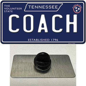 Coach Tennessee Blue Wholesale Novelty Metal Hat Pin Tag