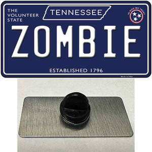 Zombie Tennessee Blue Wholesale Novelty Metal Hat Pin Tag