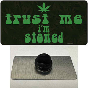 Trust Me Stoned Wholesale Novelty Metal Hat Pin