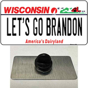 Lets Go Brandon WI Wholesale Novelty Metal Hat Pin