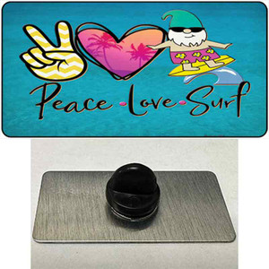 Peace Love Surf Wholesale Novelty Metal Hat Pin