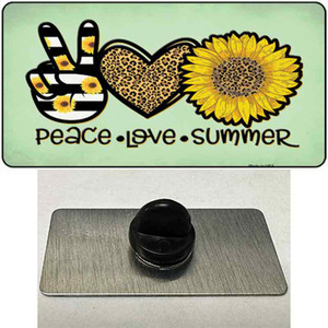 Peace Love Summer Sunflower Wholesale Novelty Metal Hat Pin