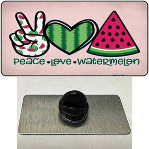 Peace Love Watermelon Wholesale Novelty Metal Hat Pin