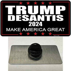 Trump Desantis 2024 Black Wholesale Novelty Metal Hat Pin
