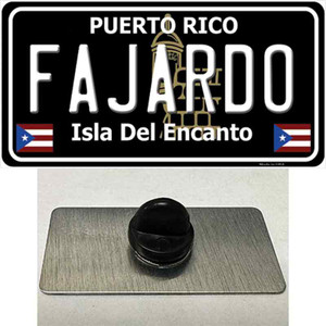 Fajardo Puerto Rico Black Wholesale Novelty Metal Hat Pin