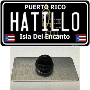 Hatillo Puerto Rico Black Wholesale Novelty Metal Hat Pin