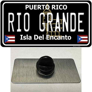 Rio Grande Puerto Rico Black Wholesale Novelty Metal Hat Pin