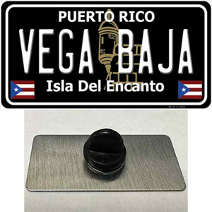 Vega Baja Puerto Rico Black Wholesale Novelty Metal Hat Pin