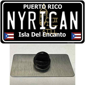 Nyrican Puerto Rico Black Wholesale Novelty Metal Hat Pin