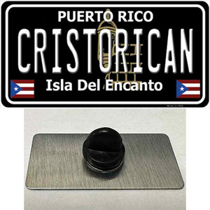 Cristorican Puerto Rico Black Wholesale Novelty Metal Hat Pin
