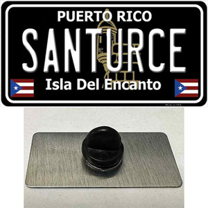 Santurce Puerto Rico Black Wholesale Novelty Metal Hat Pin