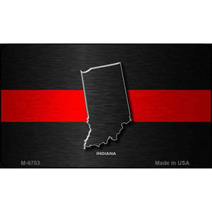 Indiana Thin Red Line Wholesale Novelty Metal Magnet