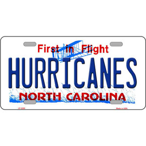 Hurricanes North Carolina Novelty State Wholesale Metal License Plate