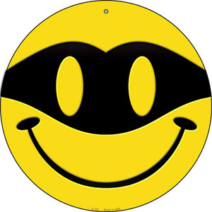 Masked Smile Wholesale Novelty Metal Circular Sign