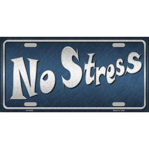 No Stress Wholesale Metal Novelty License Plate