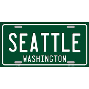 Seattle Washington Green Wholesale Metal Novelty License Plate