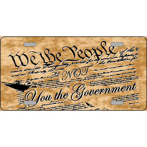 We The People Wholesale Metal Novelty License Plate