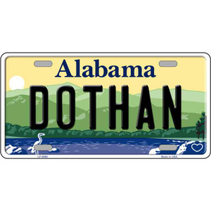 Dothan Alabama Wholesale Metal Novelty License Plate