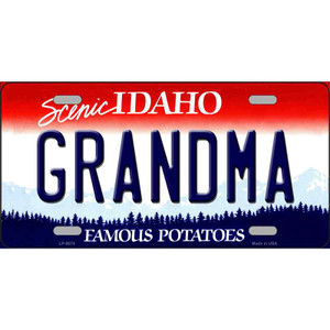 Grandma Idaho Wholesale Metal Novelty License Plate