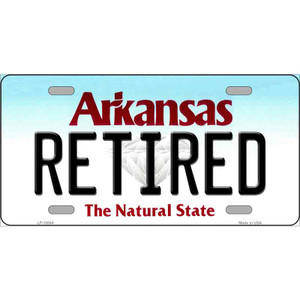 Retired Arkansas Wholesale Metal Novelty License Plate