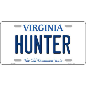 Hunter Virginia Wholesale Metal Novelty License Plate