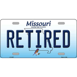 Retired Missouri Wholesale Metal Novelty License Plate