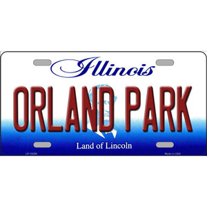 Orland Park Illinois Wholesale Metal Novelty License Plate