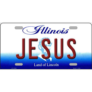 Jesus Illinois Wholesale Metal Novelty License Plate