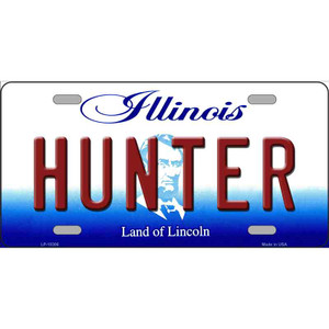 Hunter Illinois Wholesale Metal Novelty License Plate