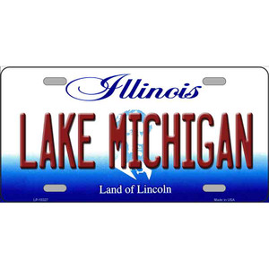 Lake Michigan Illinois Wholesale Metal Novelty License Plate