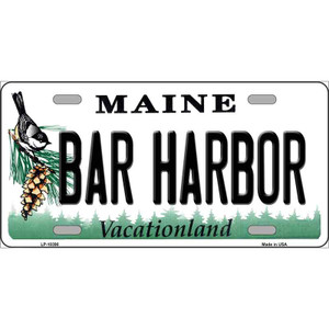 Bar Harbor Maine Wholesale Metal Novelty License Plate
